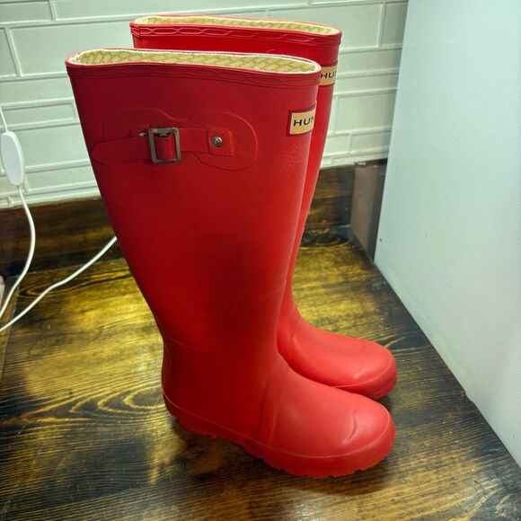 Hunter Tall Original Rainboots W5/M4 - Picture 2 of 12